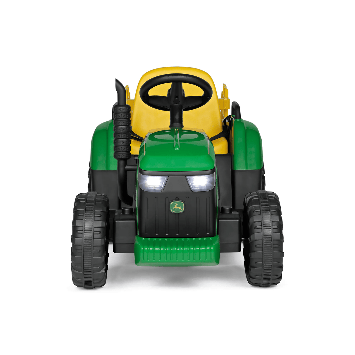 Peg Perego John Deere Farm Power 12V Electric Tractor With Trailer - BATTERY OPERATED RIDE ONS - Beattys of Loughrea
