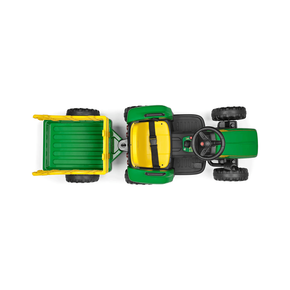 Peg Perego John Deere Farm Power 12V Electric Tractor With Trailer - BATTERY OPERATED RIDE ONS - Beattys of Loughrea