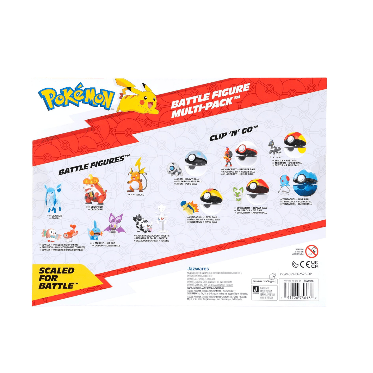 Pokémon Battle Figure 6-Pack - A/M, TRANSFORMERS - Beattys of Loughrea