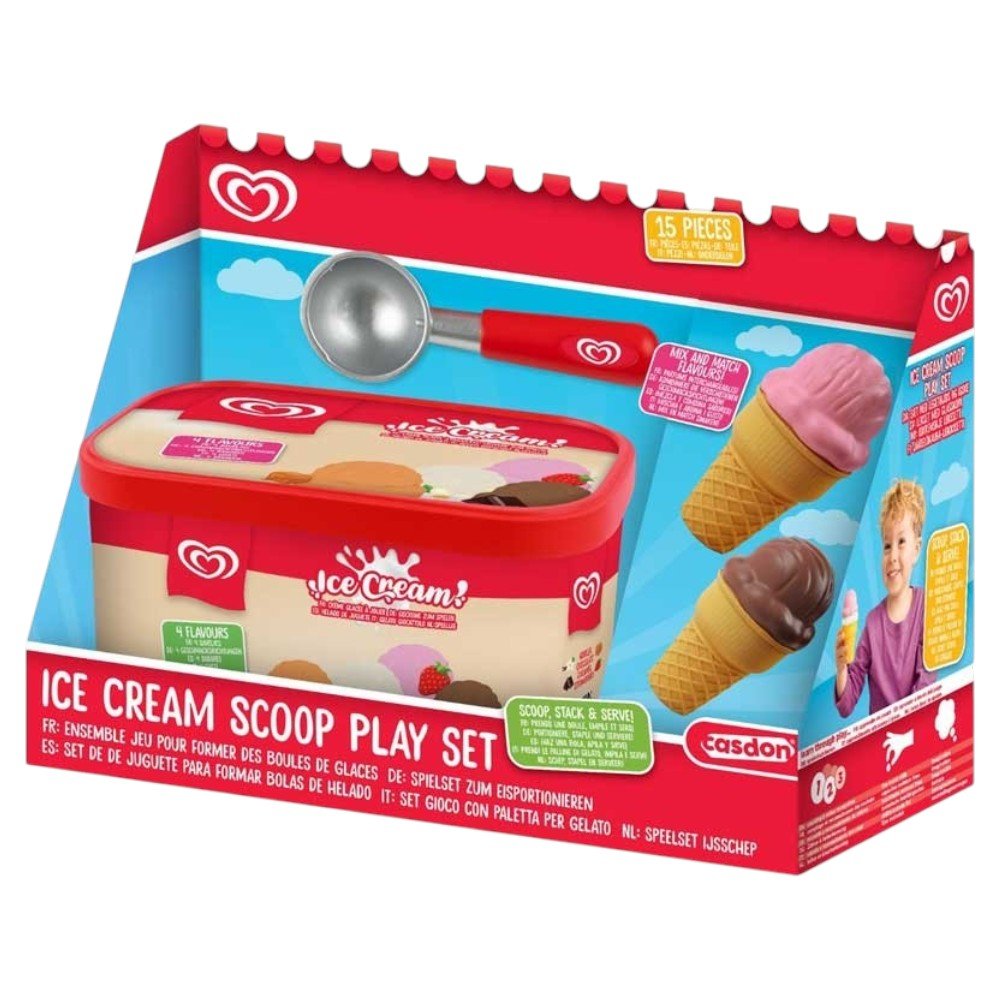Casdon Toy Ice Cream Scoop Playset - ROLE PLAY - Beattys of Loughrea