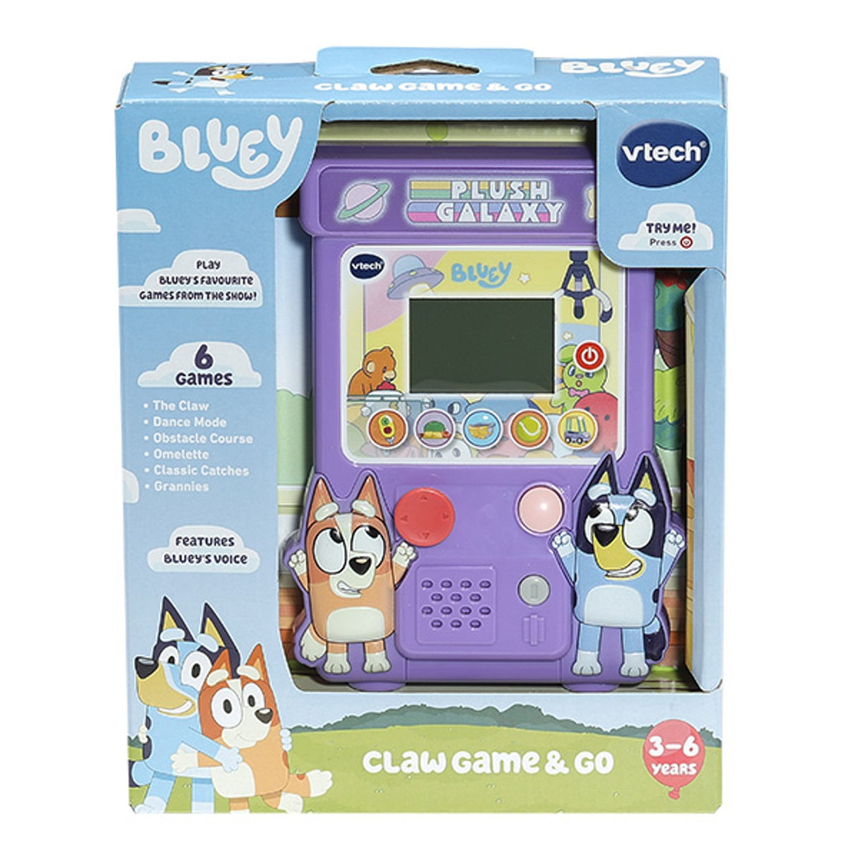 VTech Bluey - Claw Game & Go