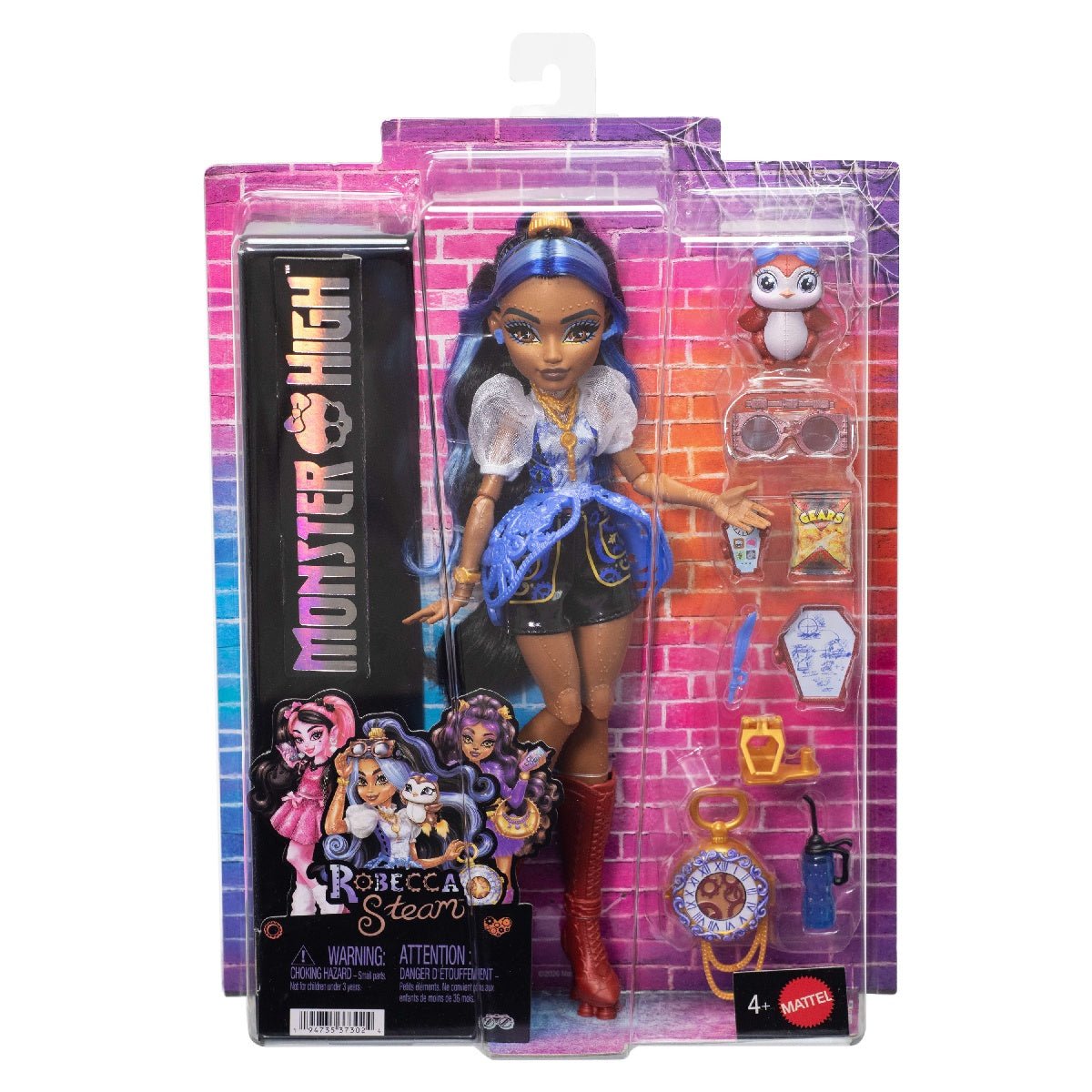 Monster High Robecca Steam Fashion Doll with Rocket Boots - DOLLS - Beattys of Loughrea