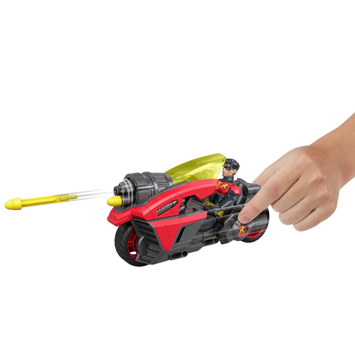 DC Premier 6.5-Inch Robin Figure with Robin Cycle Motorcycle - ACTION FIGURES & ACCESSORIES - Beattys of Loughrea