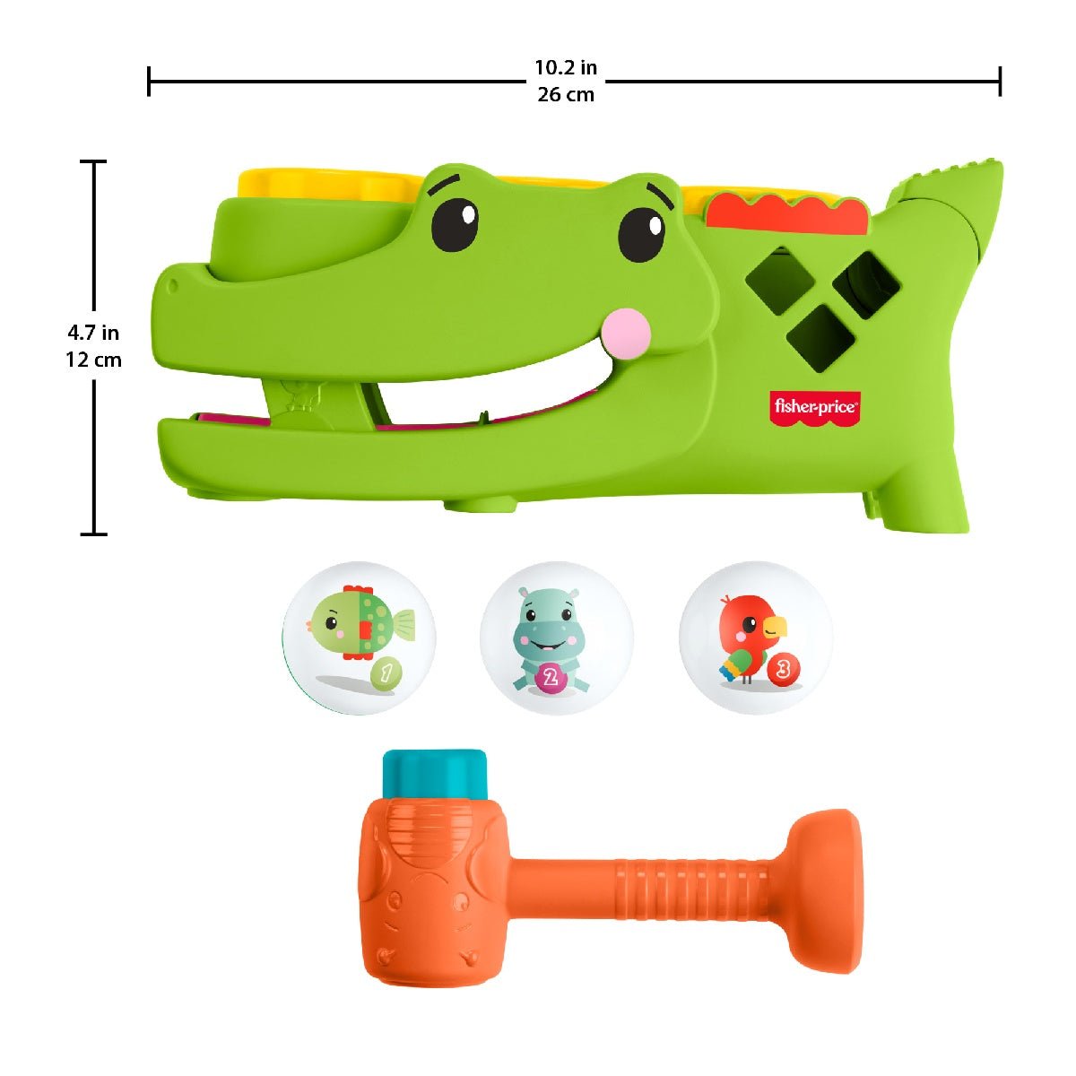 Fisher-Price Sit & Tap Rolligator - BABY TOYS - Beattys of Loughrea