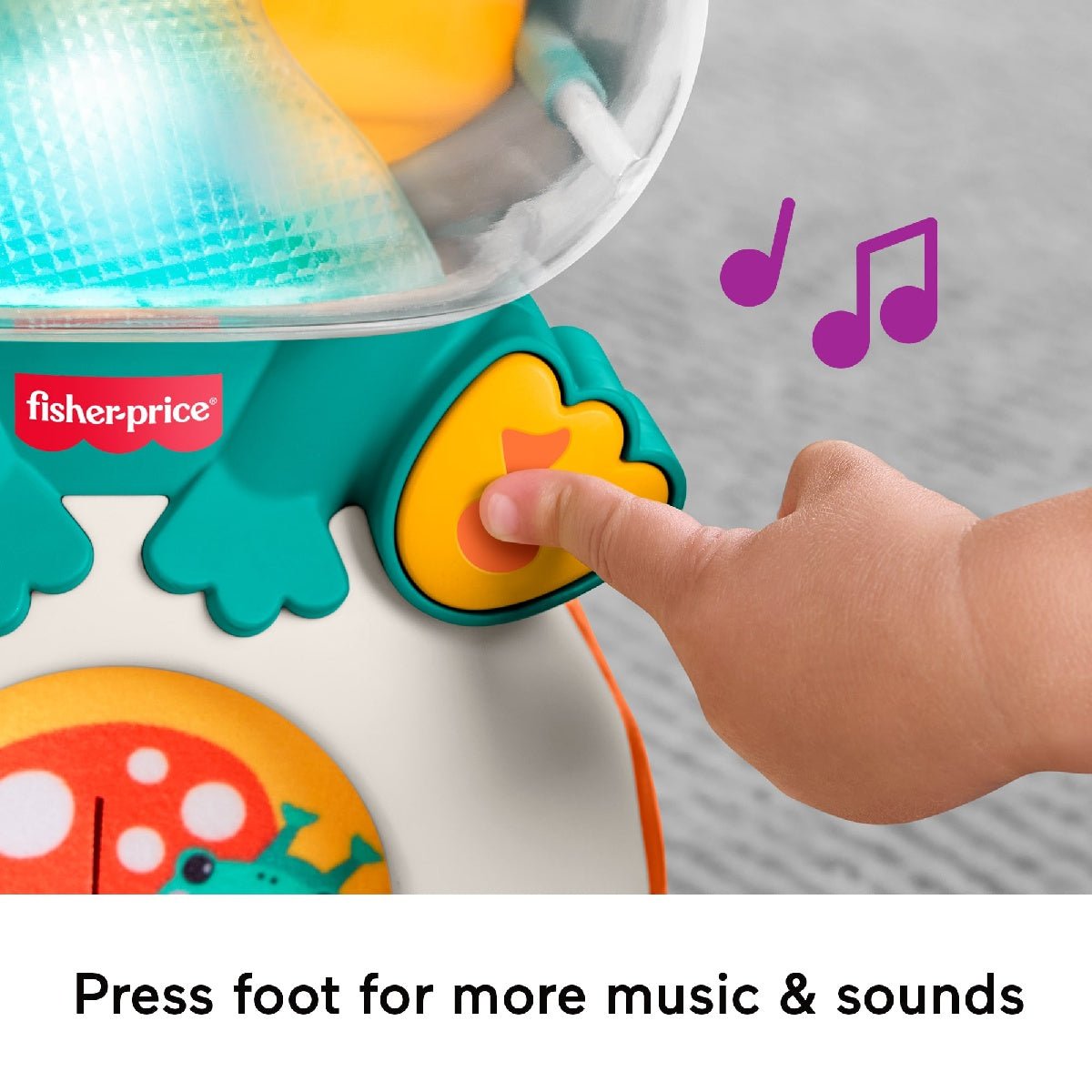 Fisher-Price Light-Up & Roll Frog - BABY TOYS - Beattys of Loughrea