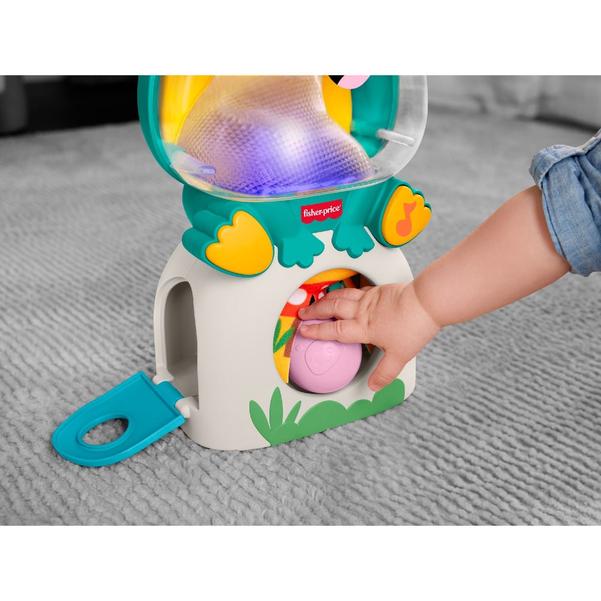 Fisher-Price Light-Up & Roll Frog - BABY TOYS - Beattys of Loughrea