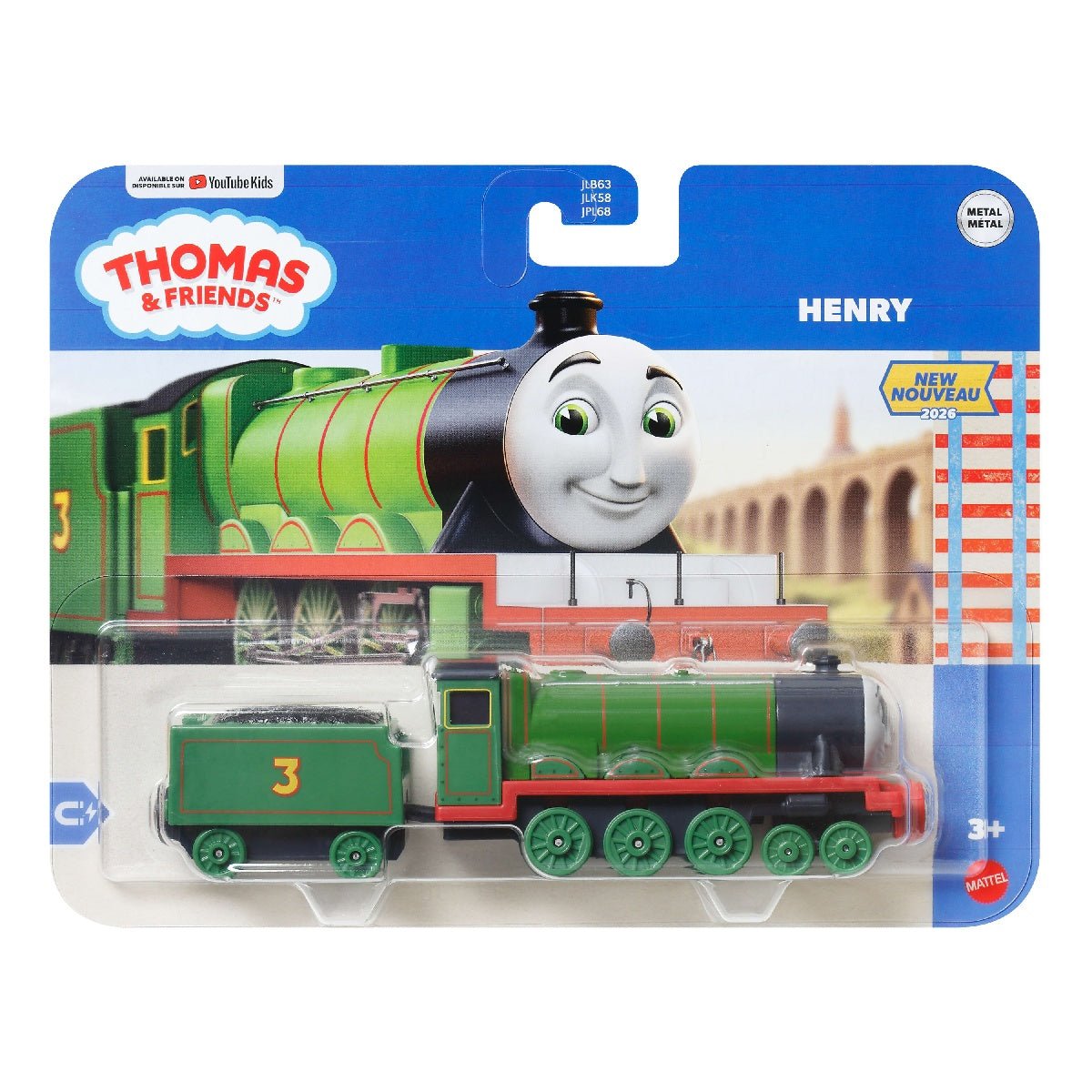 Thomas & Friends Deluxe Metal Engine: Henry - CARS/GARAGE/TRAINS - Beattys of Loughrea