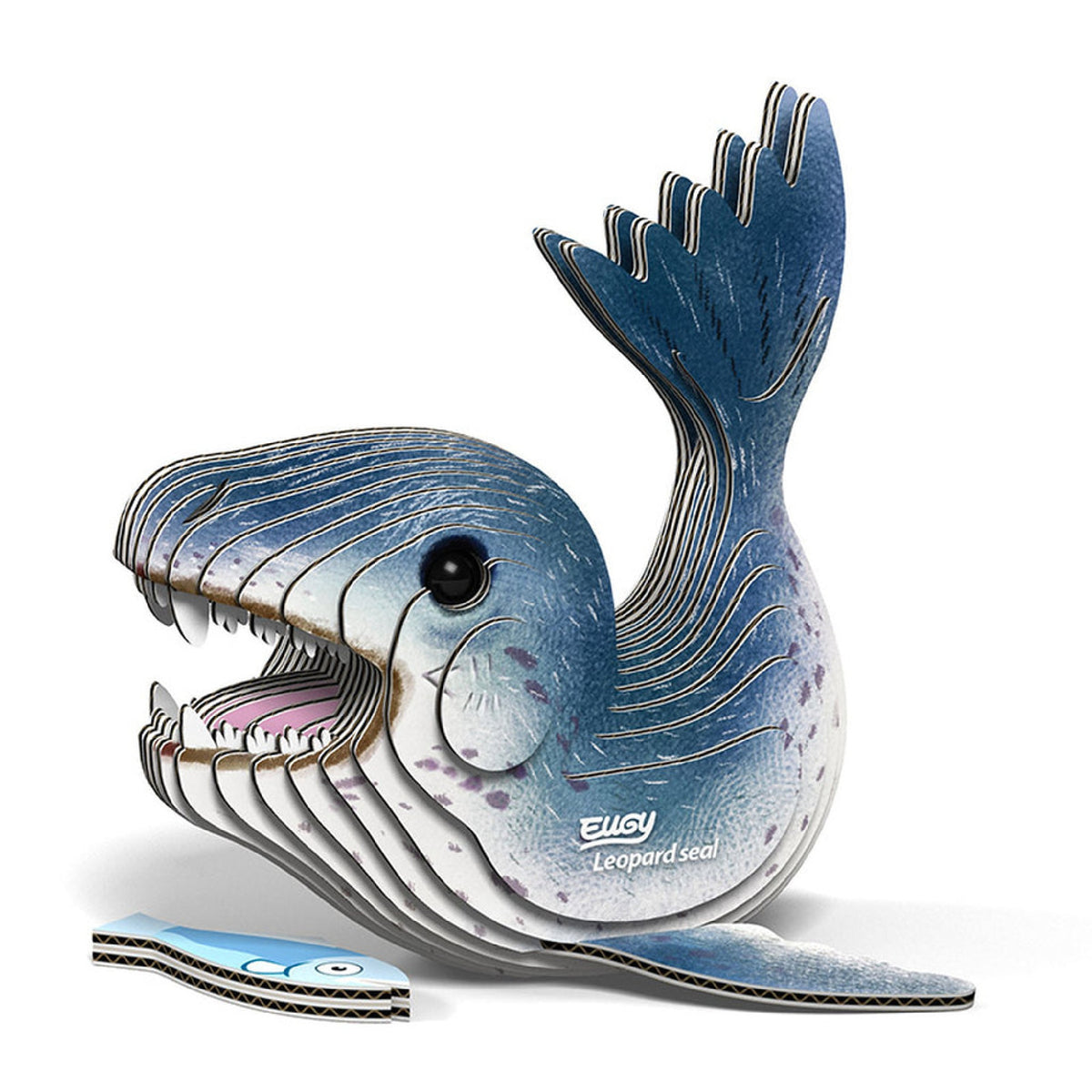 EUGY Leopard Seal 3D Cardboard Model Kit