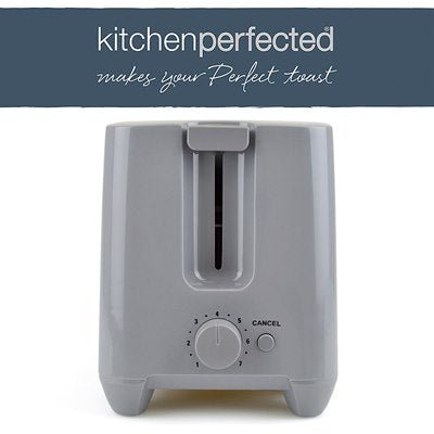 Kitchen Perfected 2-Slice Toaster - Grey - TOASTERS - Beattys of Loughrea