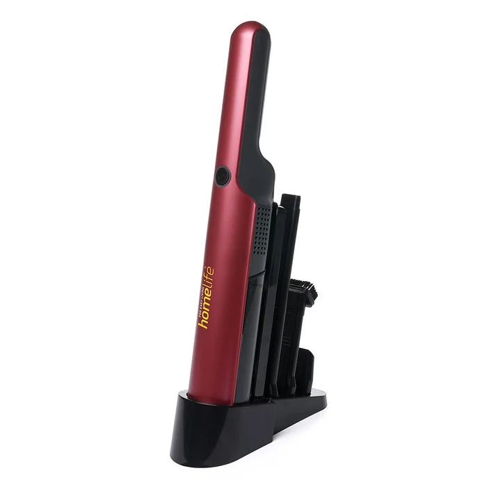 L03 HOMELIFE CORDLESS HAND HELD 11.1V <30MIN 4HR 80W 600G 250ML VACUUM RED E8015RD