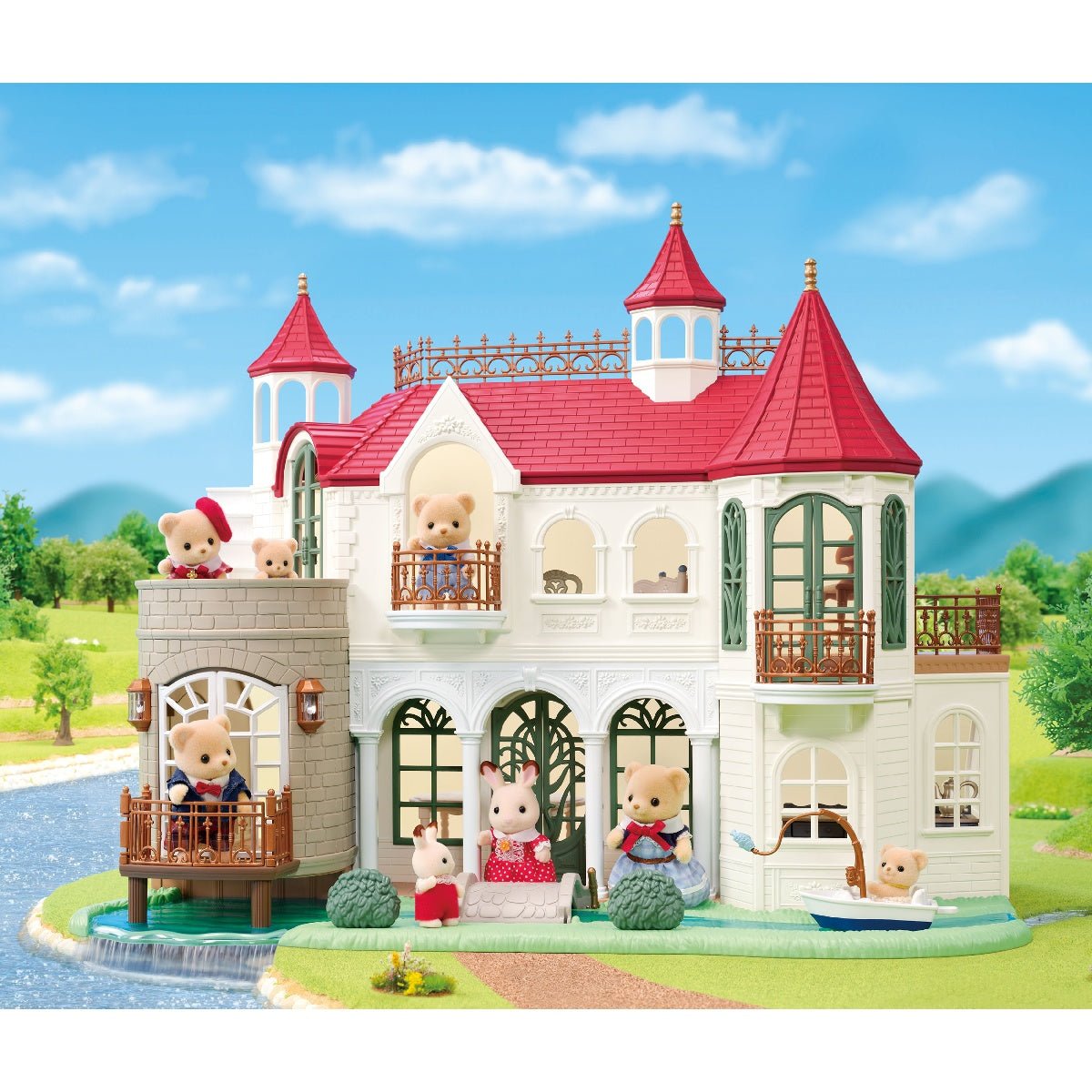 Sylvanian Families Red Roof Riverside Manor 5865 - SYLVANIAN / BEANIE BABIES - Beattys of Loughrea