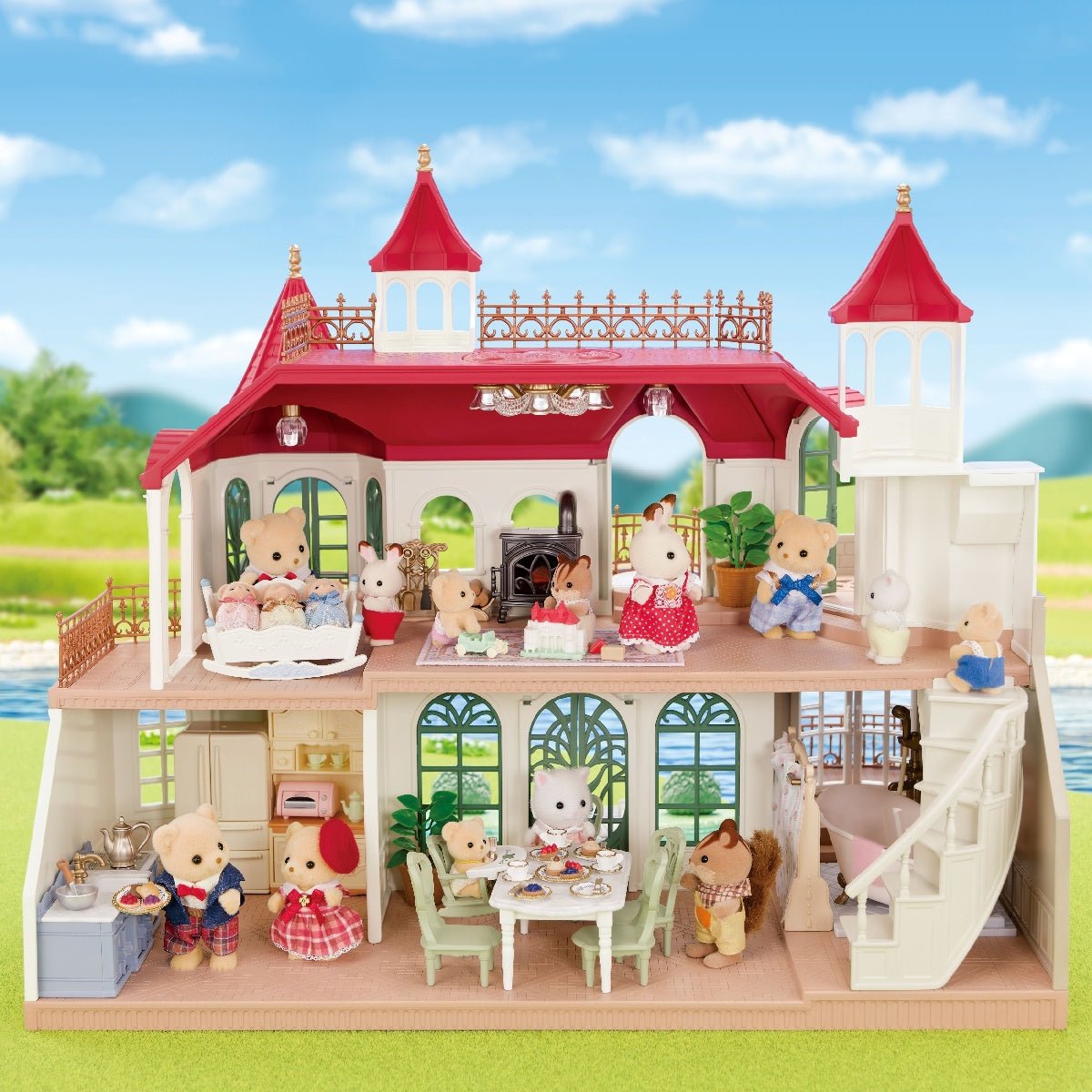 Sylvanian Families Red Roof Riverside Manor 5865 - SYLVANIAN / BEANIE BABIES - Beattys of Loughrea