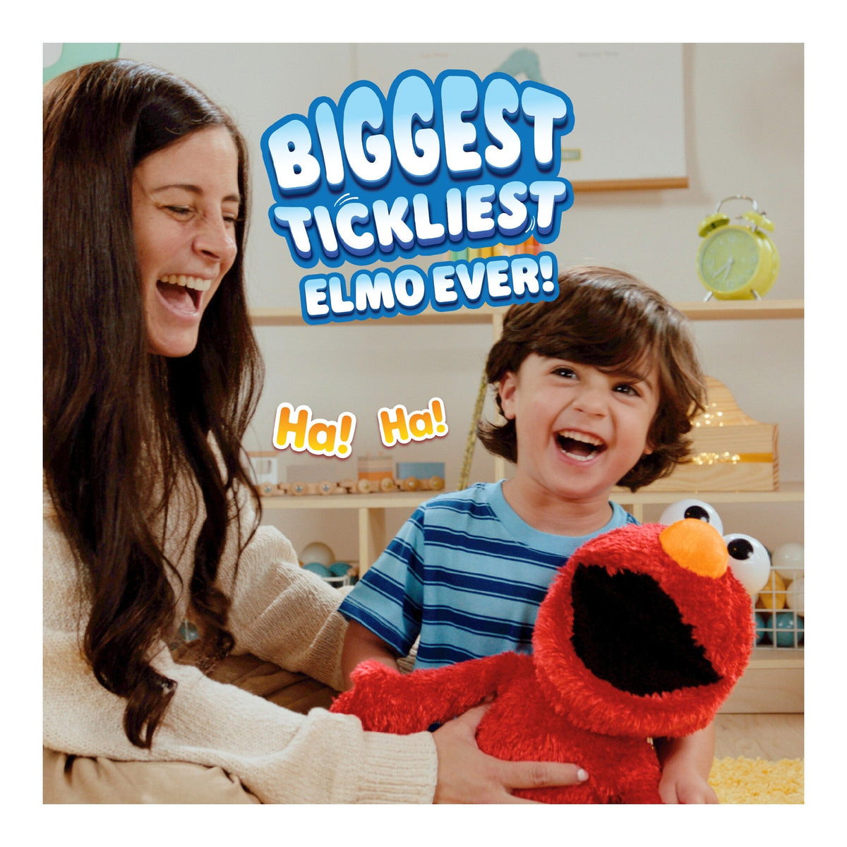 SESAME STREET TICKLE ME ELMO GIGGLE MAX 57988 JUST PLAY