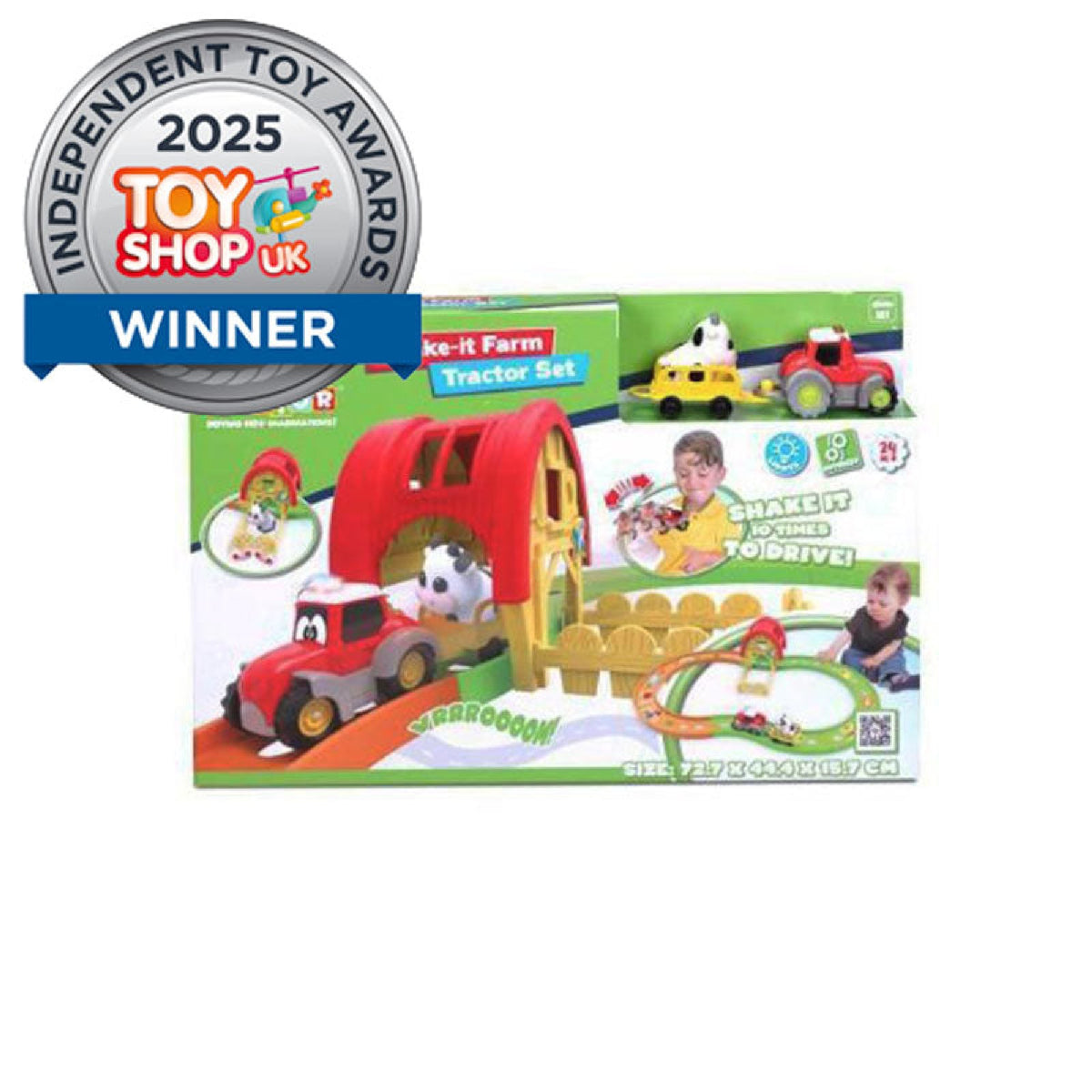 BB Junior Farm Tractor Shake-It Runner Infinity Track