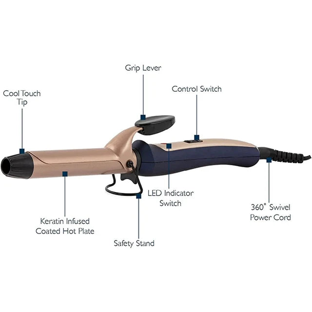 Carmen 25mm Curling Tong C81060BC