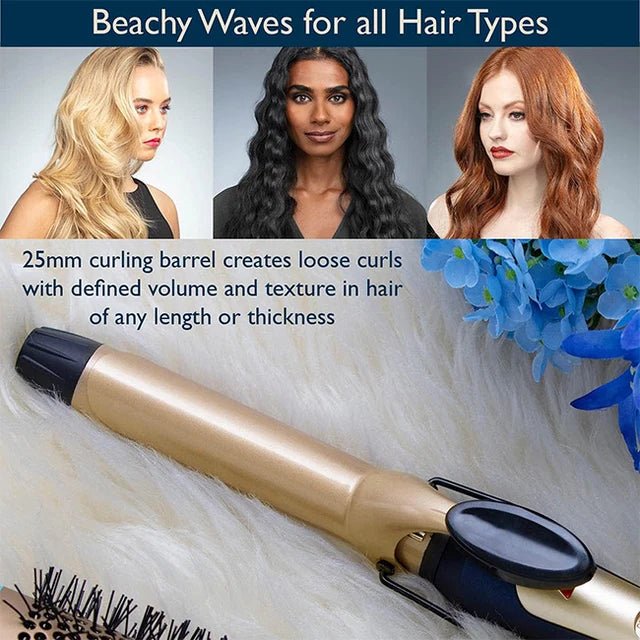 Carmen 25mm Curling Tong C81060BC - CURLERS/CRIMPERS/STRAIGHTENERS - Beattys of Loughrea