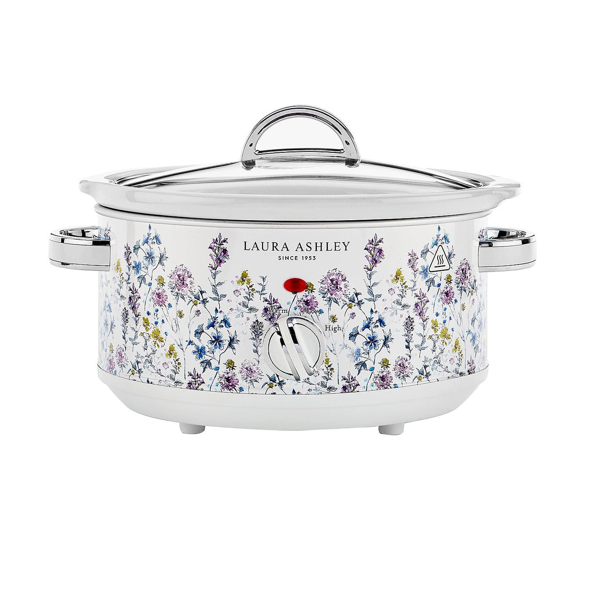 Laura Ashley VQ Wild Meadow 3.5L Slow Cooker - FOOD STEAMER RICE COOKER SLOW COOKER - Beattys of Loughrea