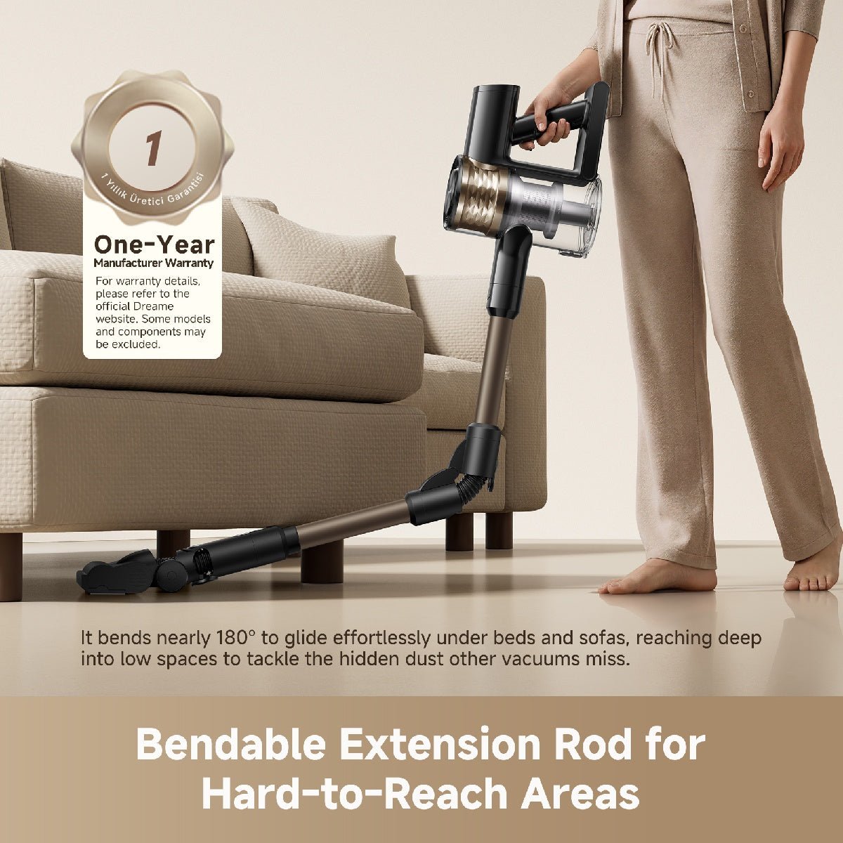 Dreame R10s Lite Cordless Stick Vacuum, Black - VACUUM CLEANER NOT ROBOT - Beattys of Loughrea