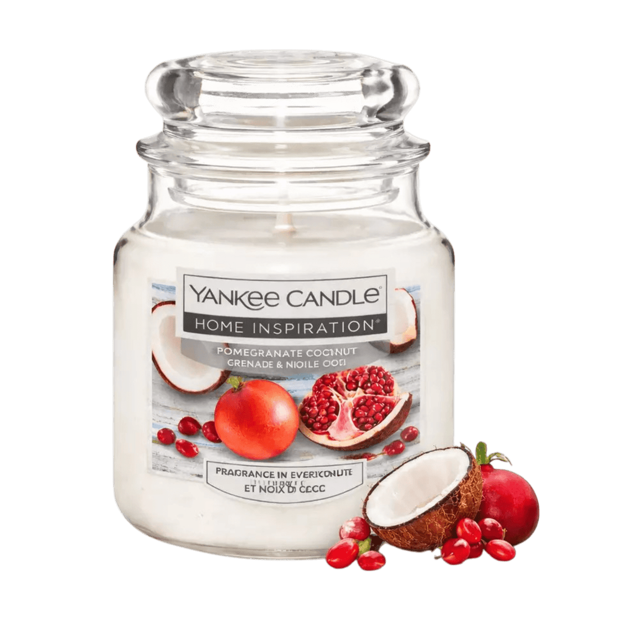 Yankee Candle® Home Inspiration® Pomegranate Coconut Medium Jar Candle - CANDLES - Beattys of Loughrea