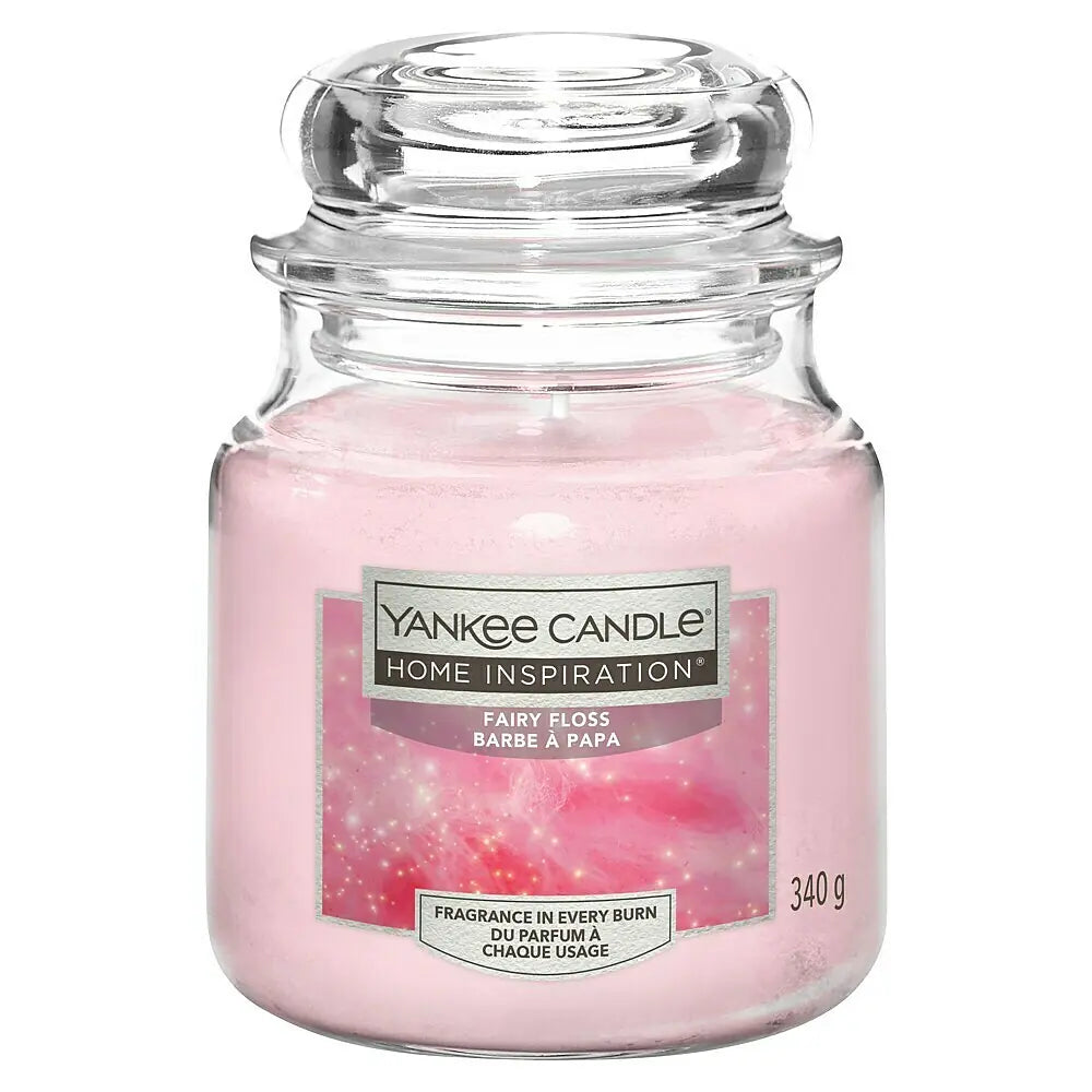 Yankee Candle® Home Inspiration® Fairy Floss Medium Jar Candle 340g