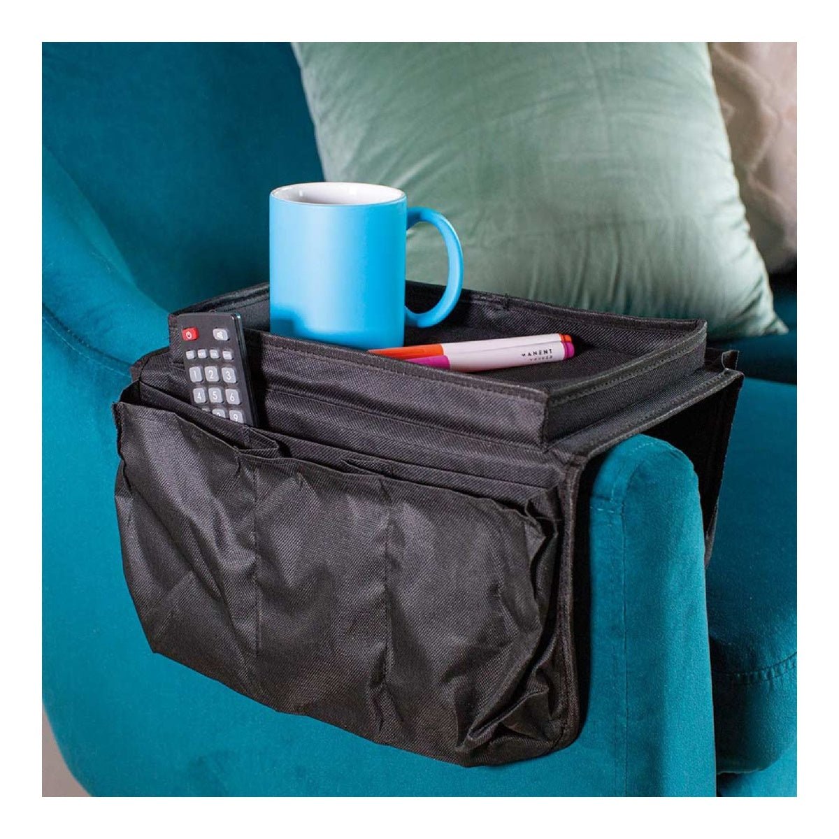 Arm Chair Caddy with 5 Storage Compartments - OCCASIONAL FURNITURE - Beattys of Loughrea