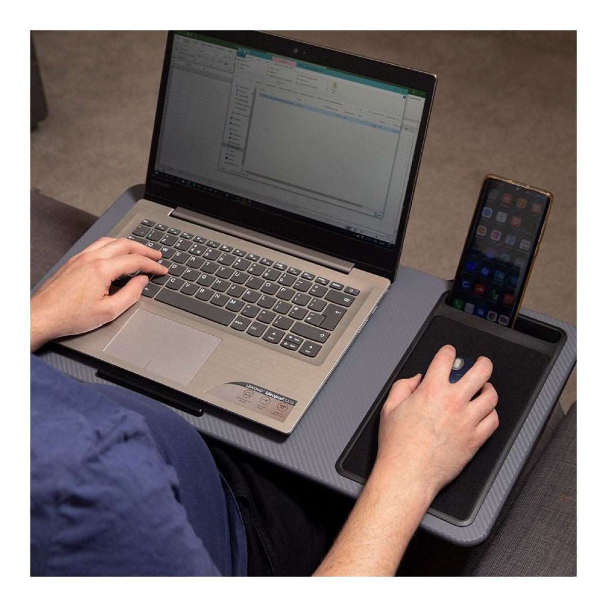 Multi-Purpose Lap Desk with Mouse Pad & Phone Holder - GAMING & LAPTOP CHAIR / DESK - Beattys of Loughrea