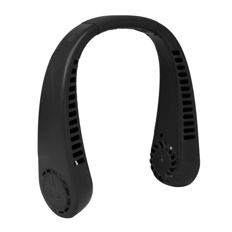 BeCool Rechargeable Bladeless Neck Fan Black - COOLING FANS - Beattys of Loughrea