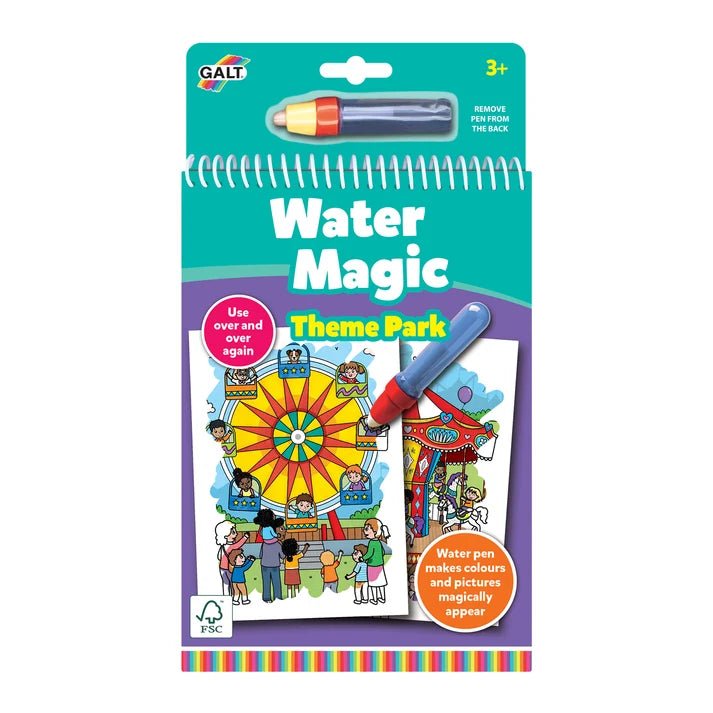Galt Water Magic Theme Park Reusable Colouring Book - ART & CRAFT/MAGIC/AIRFIX - Beattys of Loughrea