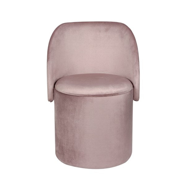 Chair Storage Ottoman Pink 50x46x71cm