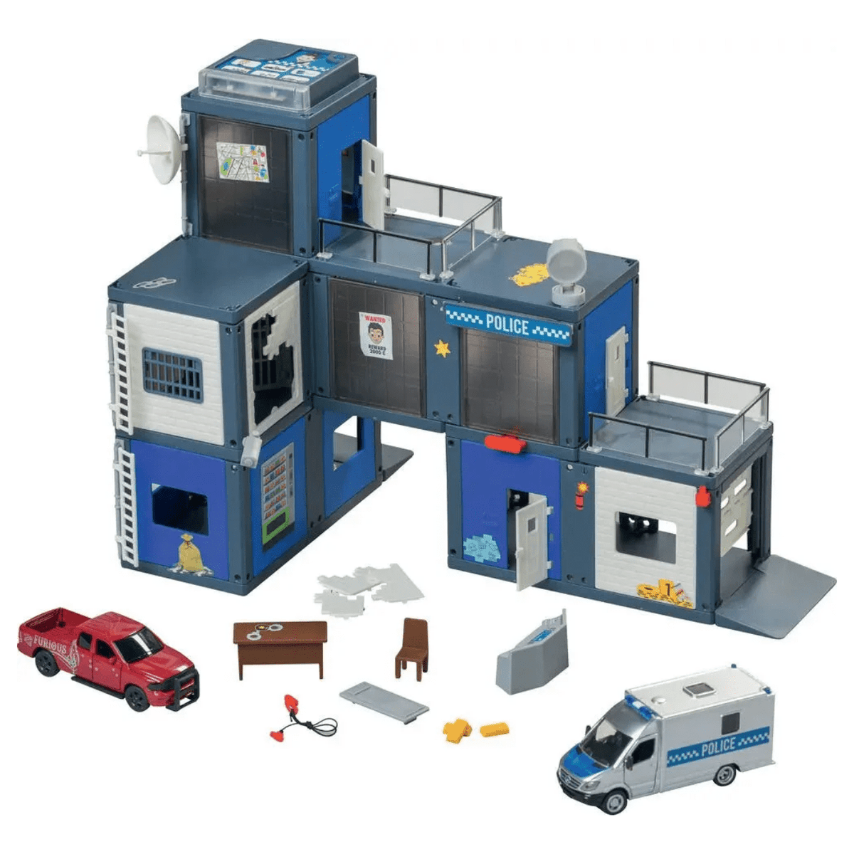 Siku World Police Station 5510 Play Set - FARMS/TRACTORS/BUILDING - Beattys of Loughrea
