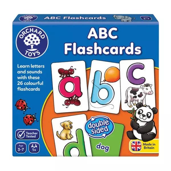 Orchard Toys ABC Flashcards - BOARD GAMES / DVD GAMES - Beattys of Loughrea
