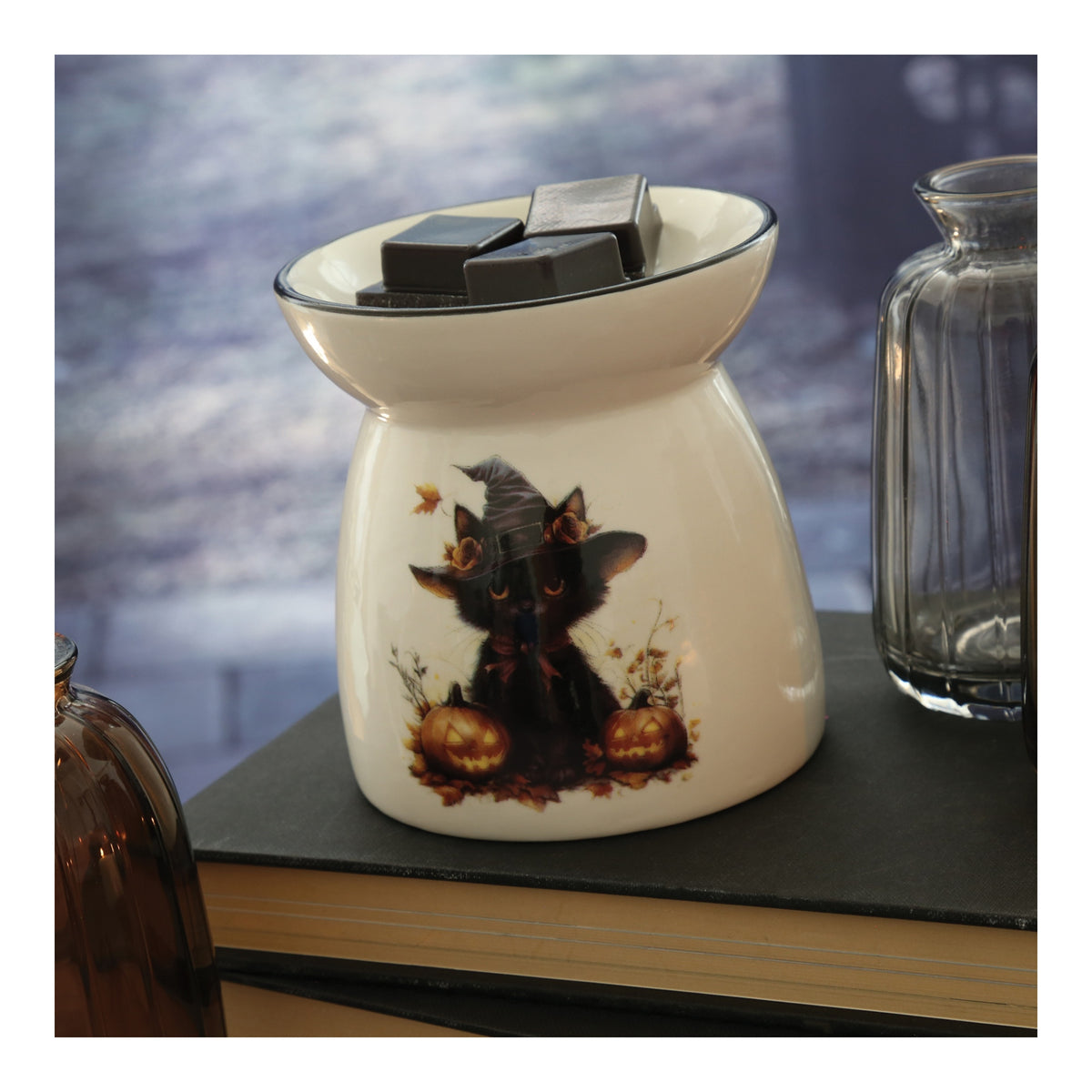 Black Cat Wax Melt Burner 11cm