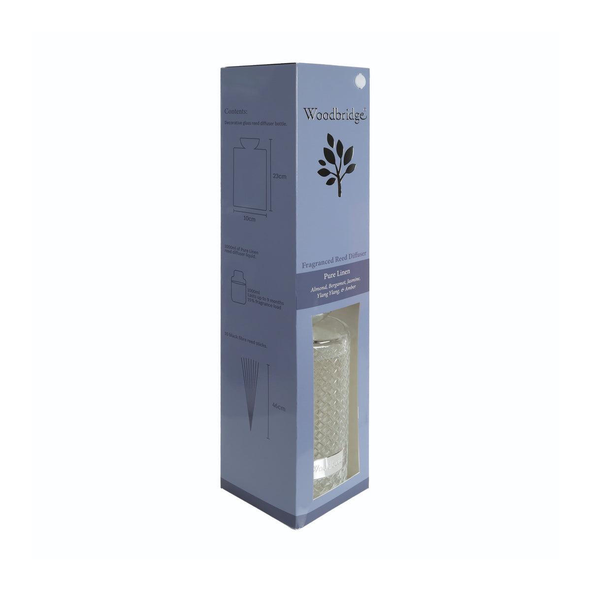Woodbridge Pure Linen 1000ml Reed Diffuser