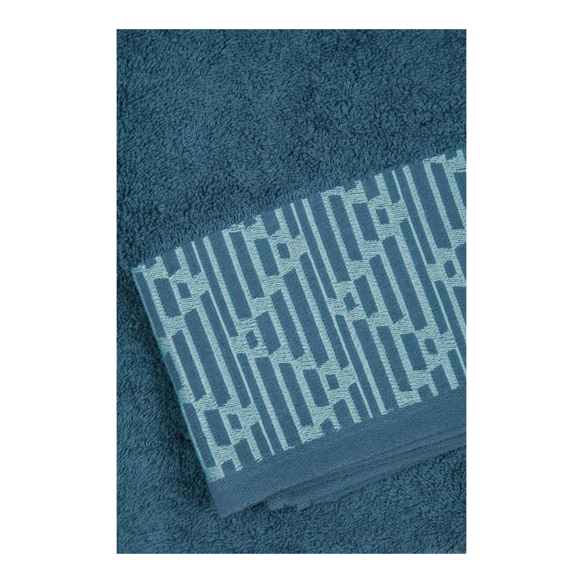 STOF Tuli Hand Towel, Petrol Blue, 30x50cm - TOWELS FACECLOTHS - Beattys of Loughrea