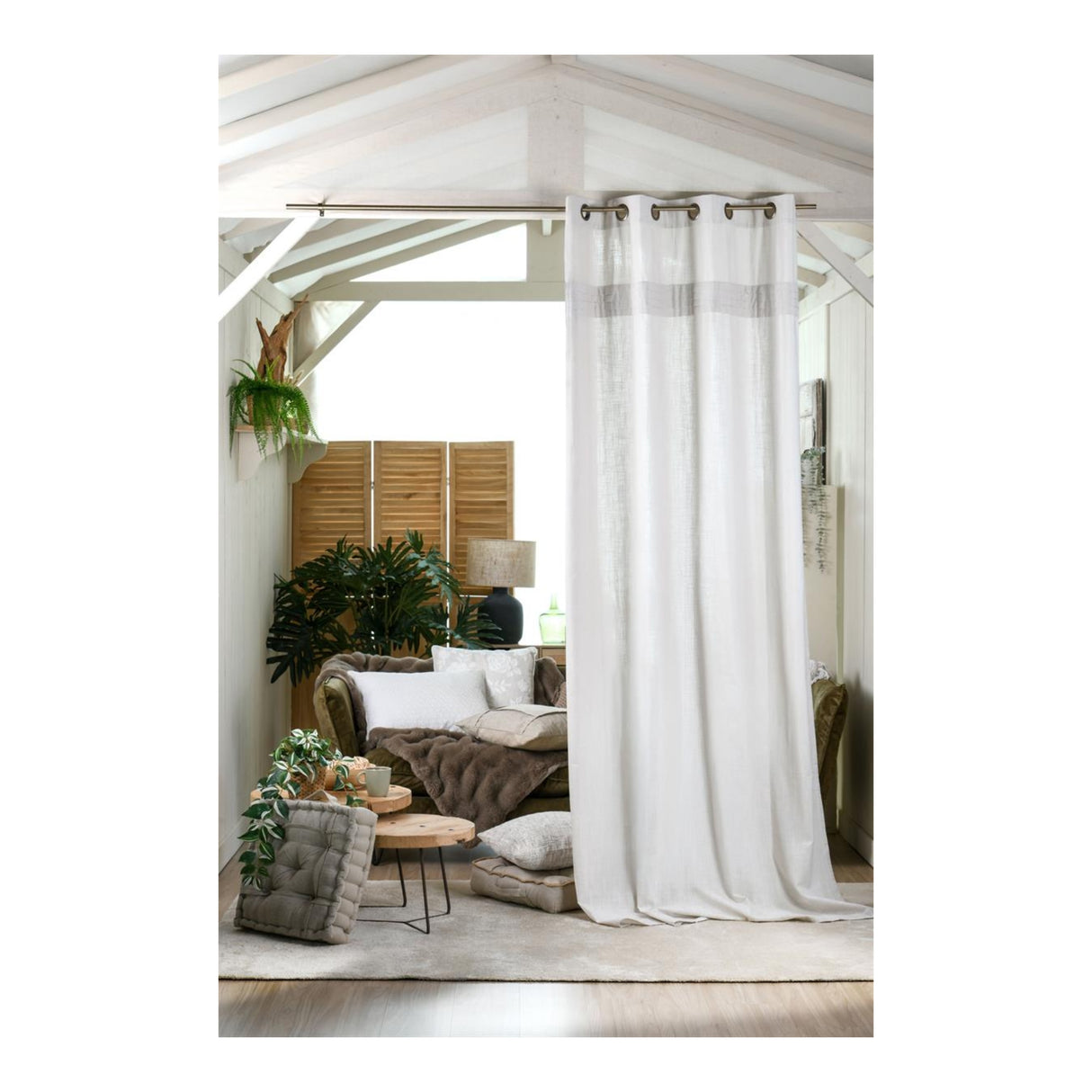 STOF Mariette Cushion, White, 40x60cm - CUSHIONS/COVERS - Beattys of Loughrea