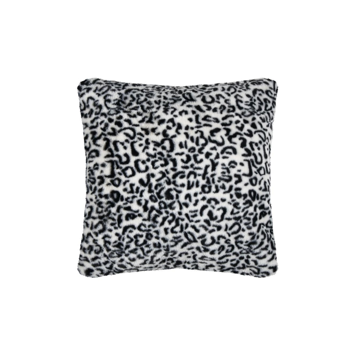 STOF Panthera Leopard-Print Cushion, Black, 45x45cm - CUSHIONS/COVERS - Beattys of Loughrea