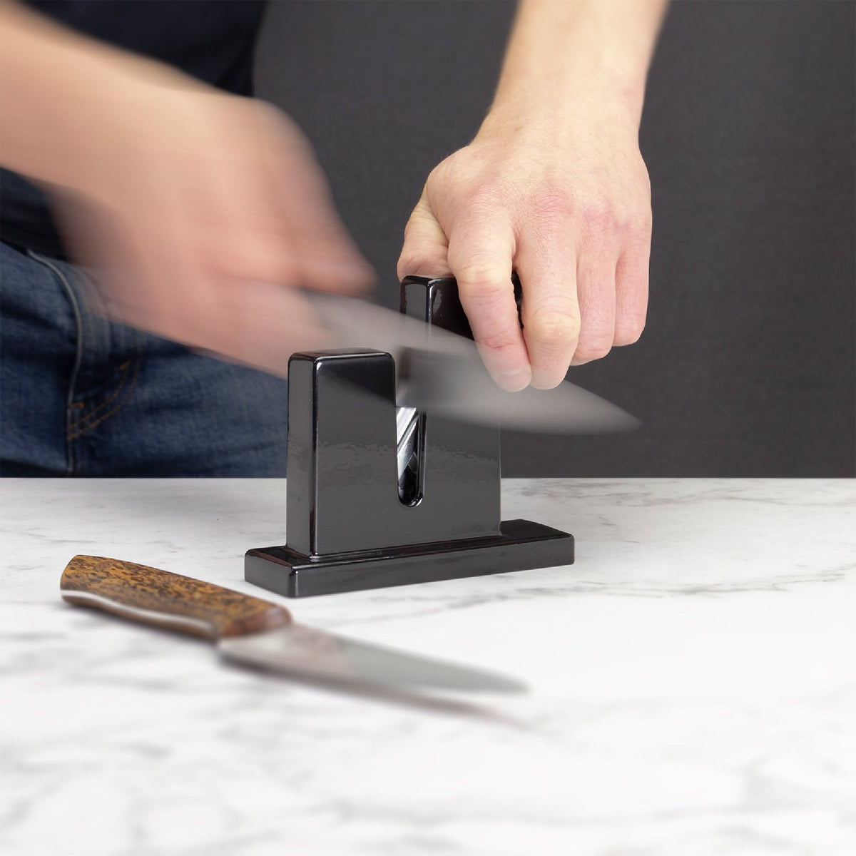 Taylor's Eye Witness Chantry Classic Knife Sharpener, Black