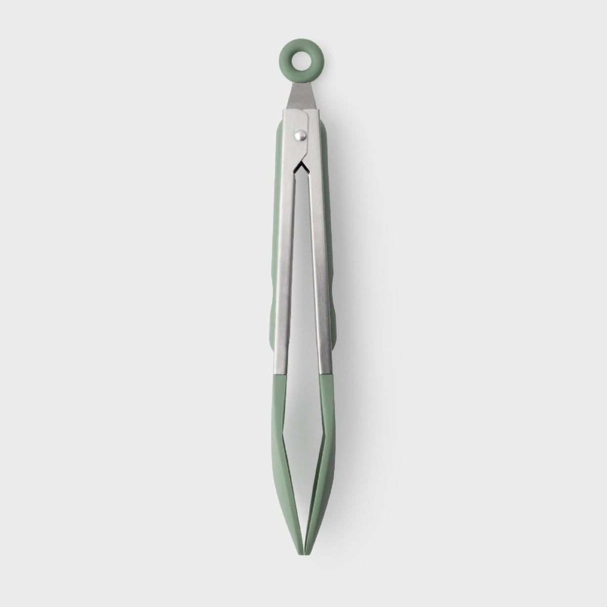 Taylor's Eye Witness Stainless Steel & Silicone Tongs, Sage, 23cm/9in