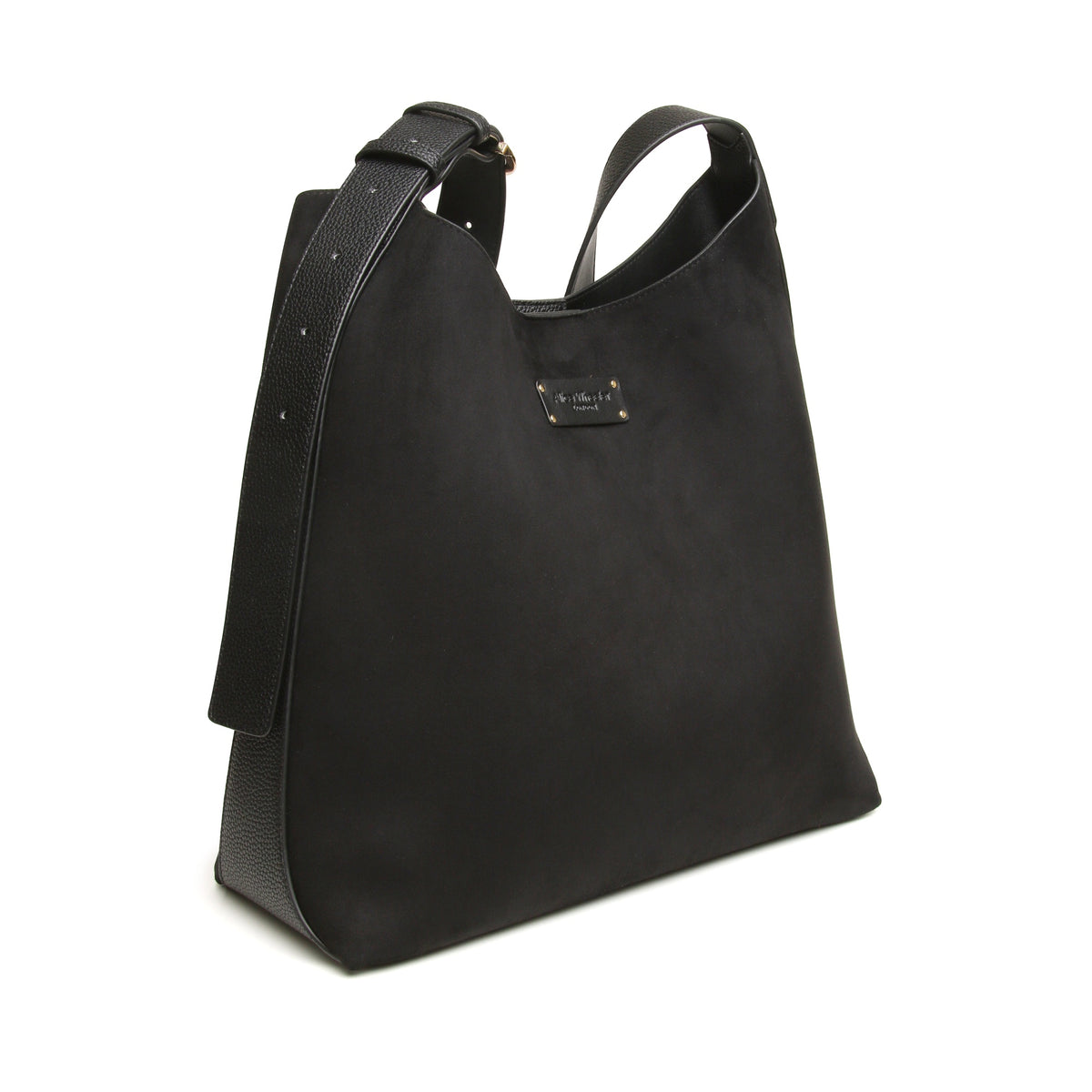Alice Wheeler Black Suede - Kensington Hobo