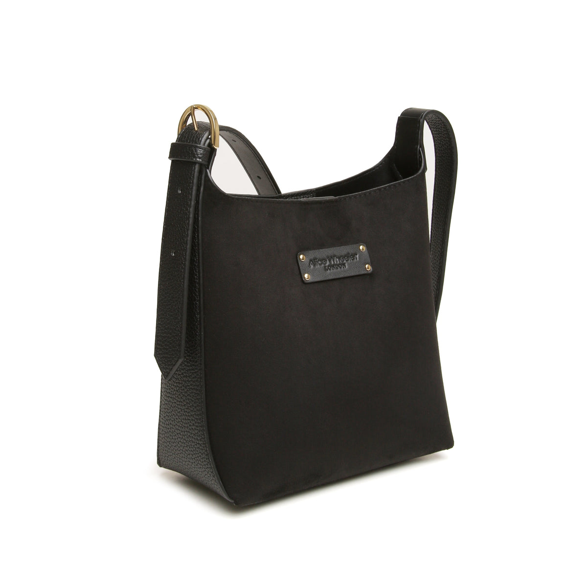 Alice Wheeler Black Suede - Kensington Mini Hobo