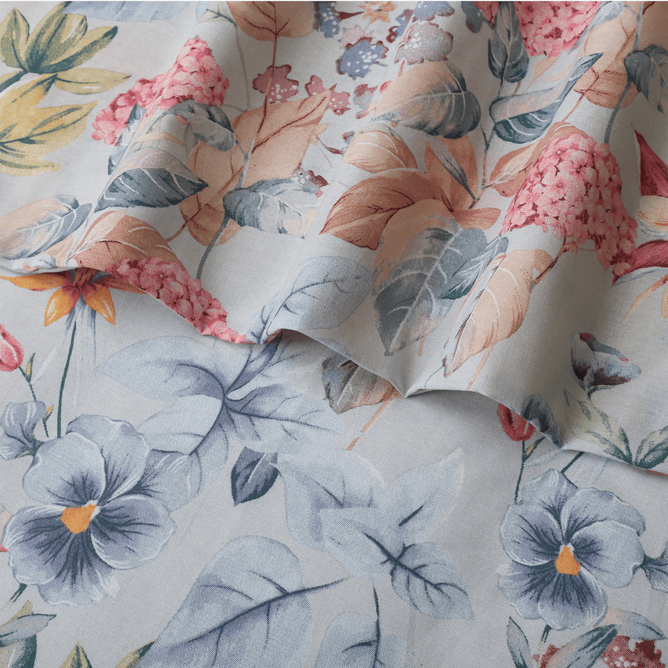 Grace Duvet Cover Set, Duck Egg - Double