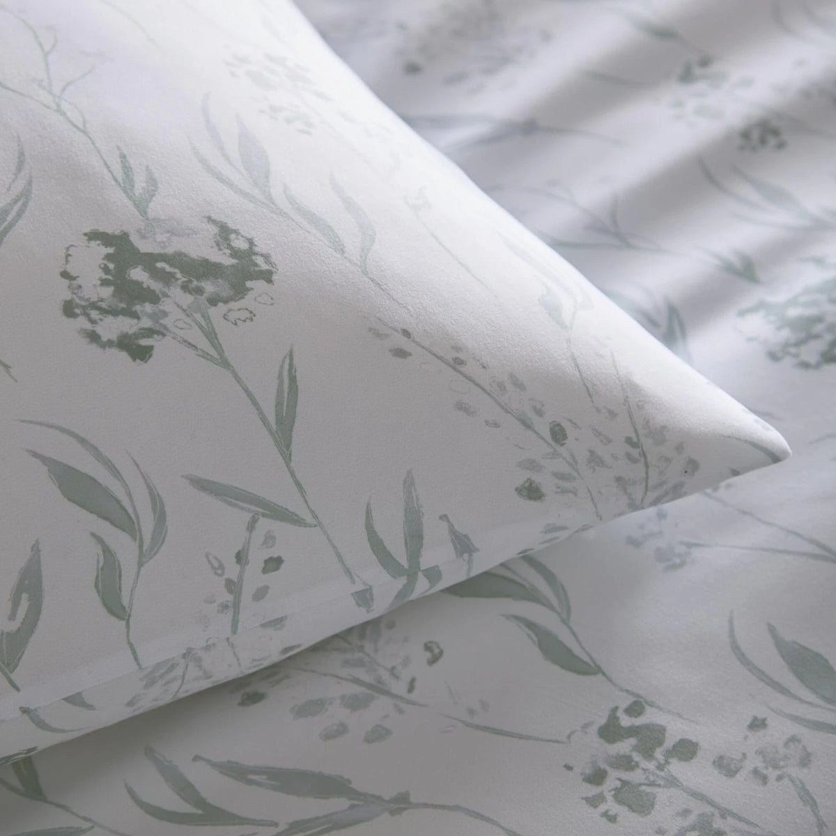 WILDFLOWER DUVET SET SAGE KING PWILD3D