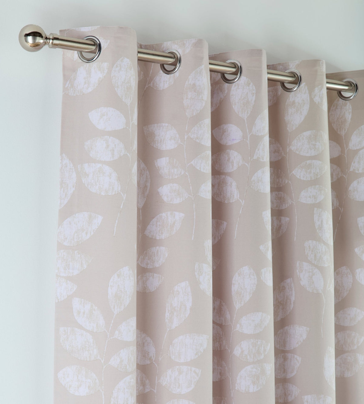 Boston Eyelet Curtains, Natural - 66" x 72" - CURTAINS - READY MADE - Beattys of Loughrea