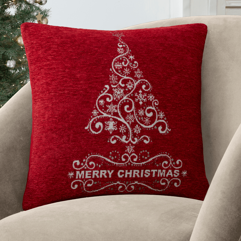 Merry Tree Filled Cushion, 43 x 43cm - CUSHIONS/COVERS - Beattys of Loughrea