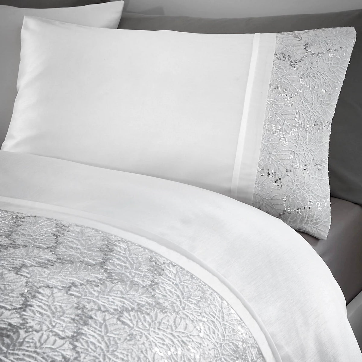 ROUEN DUVET SET WHITE DOUBLE PROUD2N