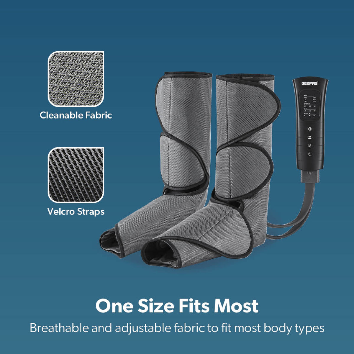 FOOT AND CALF MASSAGER 6 MODES WI