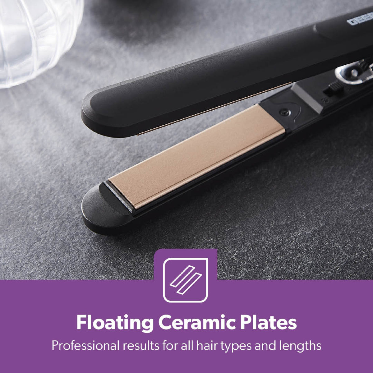 PTC CERAMIC HAIR STRAIGHTENER 45W WI