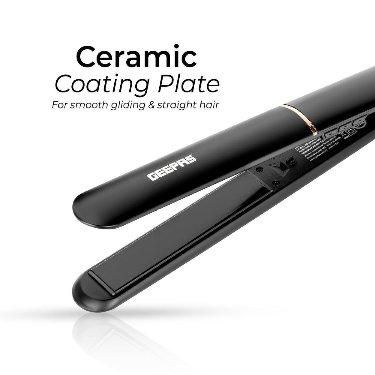 CERAMIC PLATE LED HAIR STRAIGHTENER WI