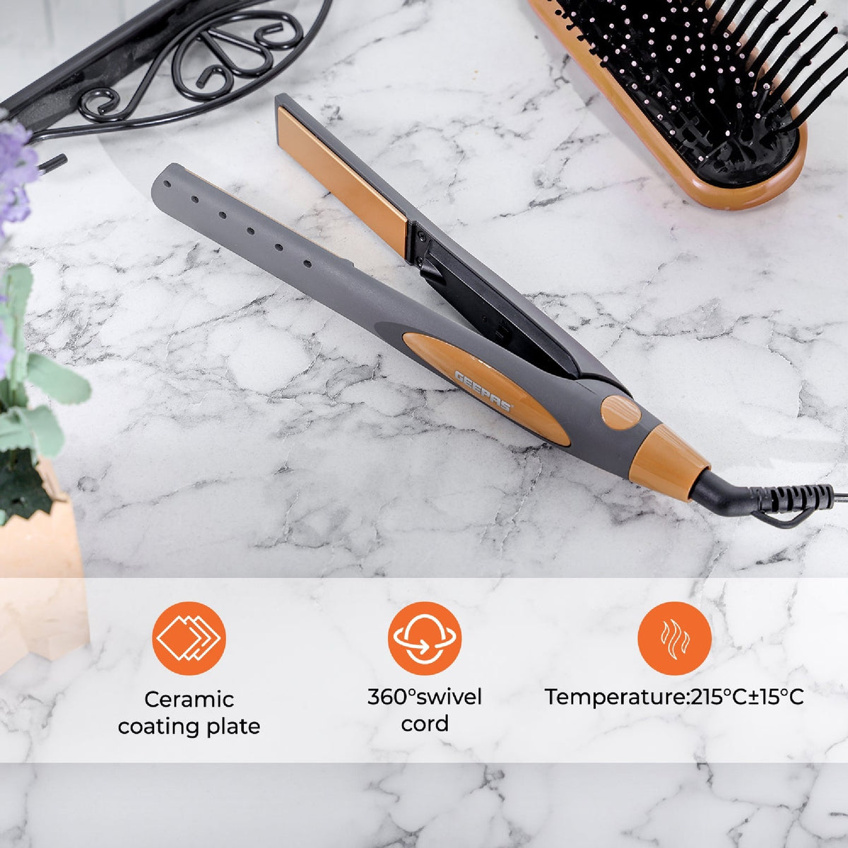 HAIR DRYER & STRAIGHTENER 2HEAT 2200W WI