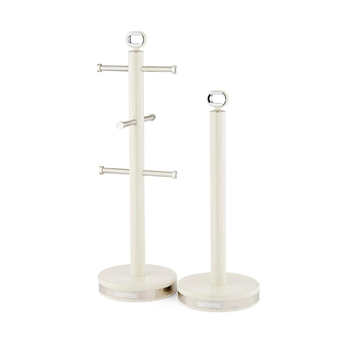 RETROVIVE MUG TREE & TOWEL POLE CREAM WI